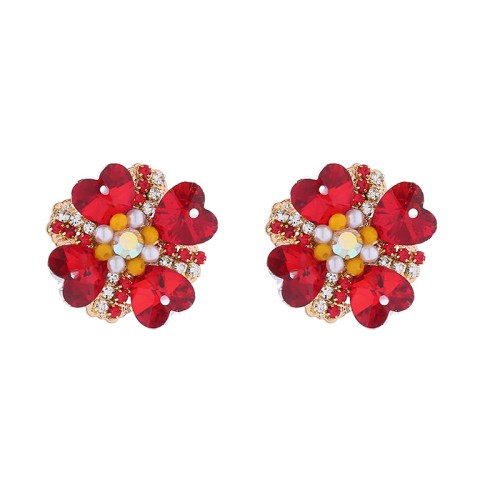 Fashion Jewelry Rhinestone Earrings For Women YWHME-844