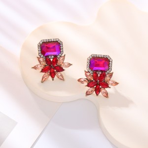 Fashion Jewelry Rhinestone Earrings For Women YWHME-845 