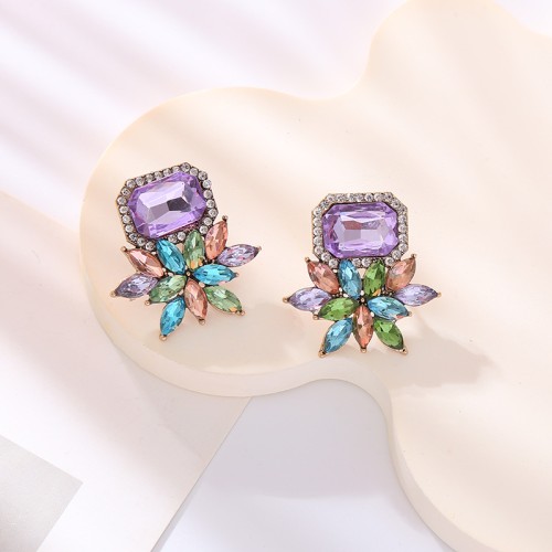 Fashion Jewelry Rhinestone Earrings For Women YWHME-845