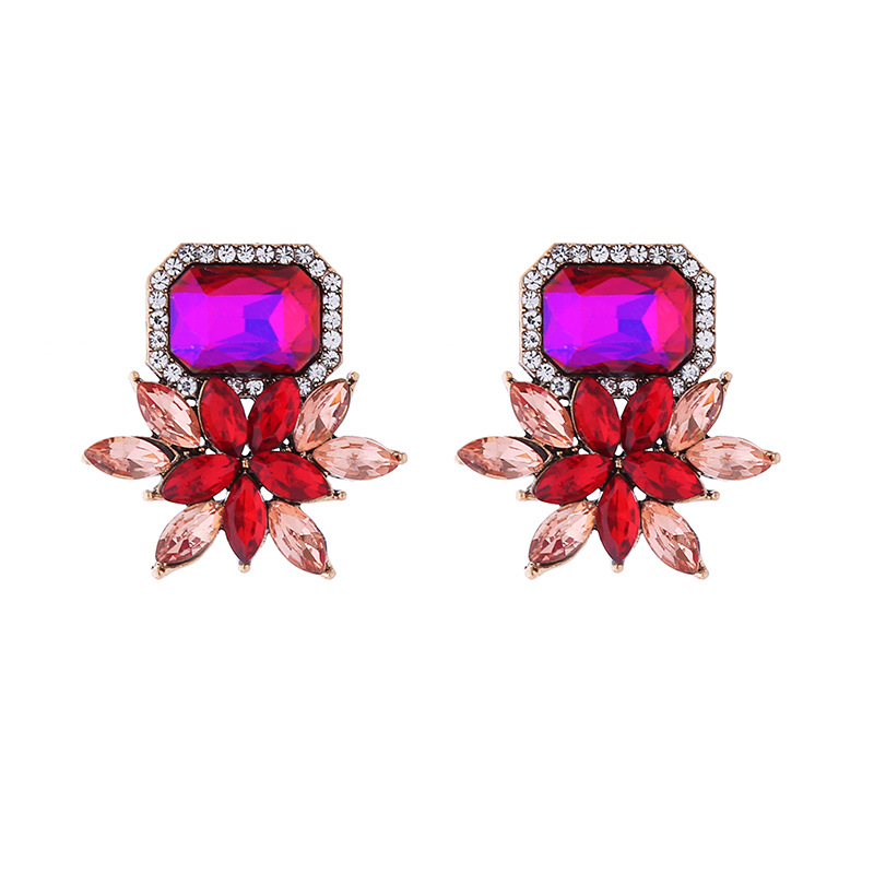 Fashion Jewelry Rhinestone Earrings For Women YWHME-845 