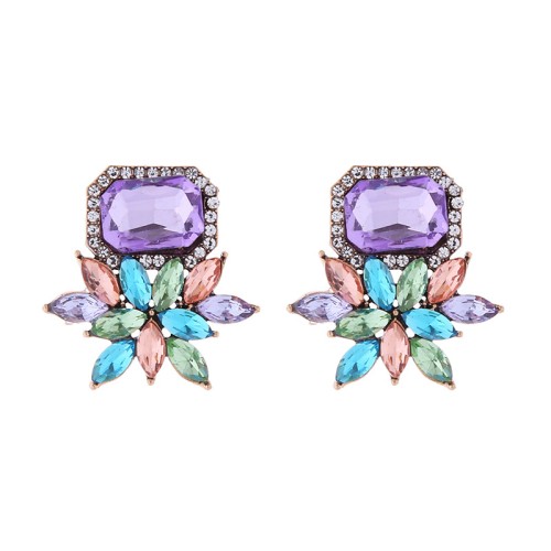 Fashion Jewelry Rhinestone Earrings For Women YWHME-845