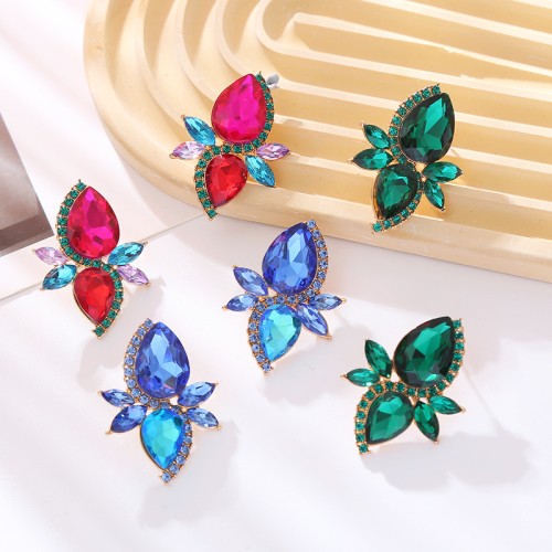 Fashion Jewelry Rhinestone Earrings For Women YWHME-846