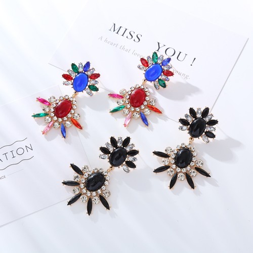 Fashion Jewelry Rhinestone Earrings For Women YWHME-847