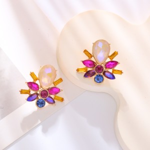 Fashion Jewelry Rhinestone Earrings For Women YWHME-848 