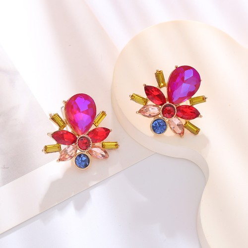 Fashion Jewelry Rhinestone Earrings For Women YWHME-848