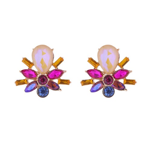 Fashion Jewelry Rhinestone Earrings For Women YWHME-848