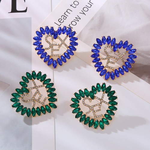 Fashion Jewelry Rhinestone Earrings For Women YWHME-851