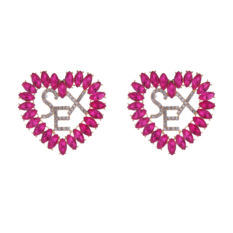 Fashion Jewelry Rhinestone Earrings For Women YWHME-851 