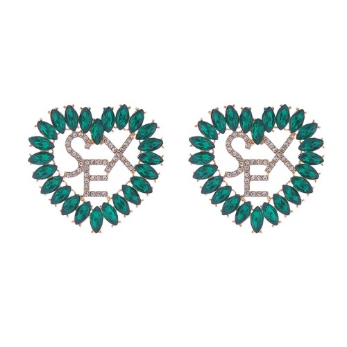 Fashion Jewelry Rhinestone Earrings For Women YWHME-851