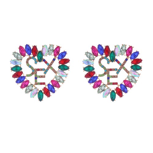 Fashion Jewelry Rhinestone Earrings For Women YWHME-851