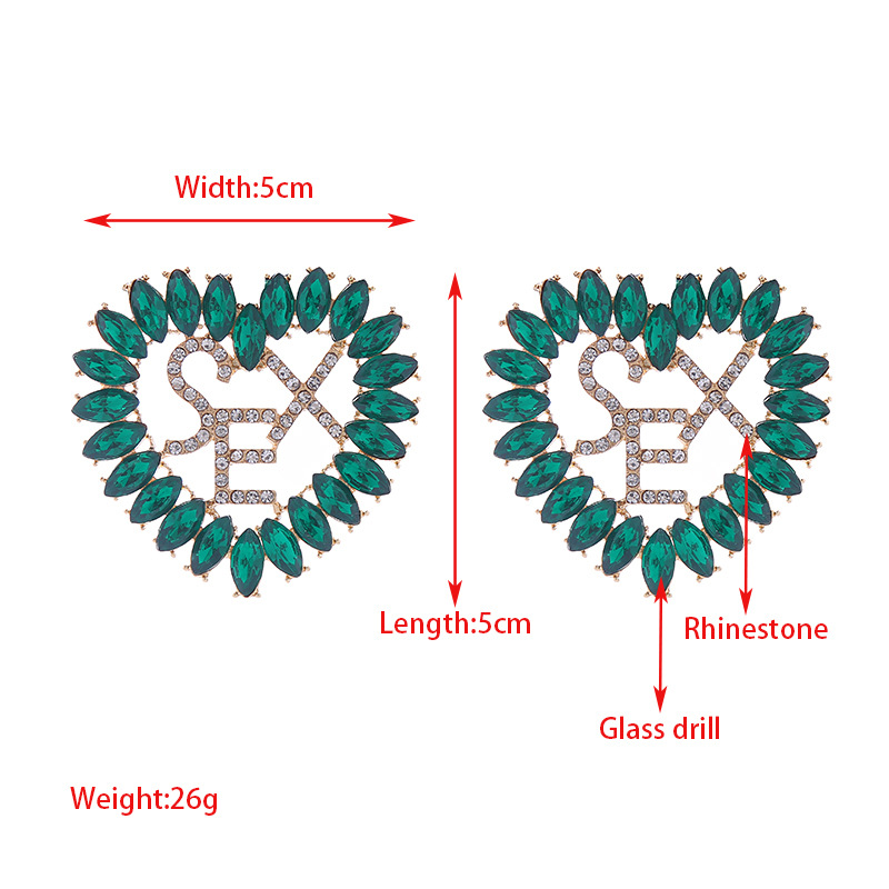 Fashion Jewelry Rhinestone Earrings For Women YWHME-851 