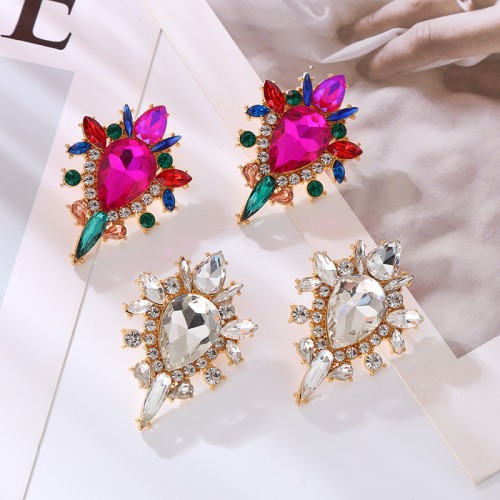 Fashion Jewelry Rhinestone Earrings For Women YWHME-852