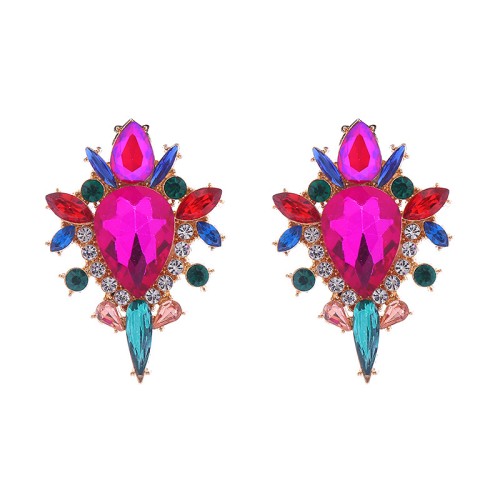 Fashion Jewelry Rhinestone Earrings For Women YWHME-852