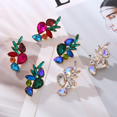 Fashion Jewelry Rhinestone Earrings For Women YWHME-853