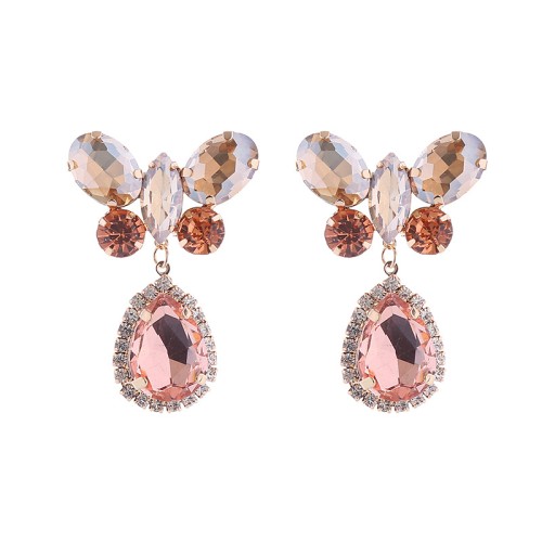 Fashion Jewelry Rhinestone Earrings For Women YWHME-854