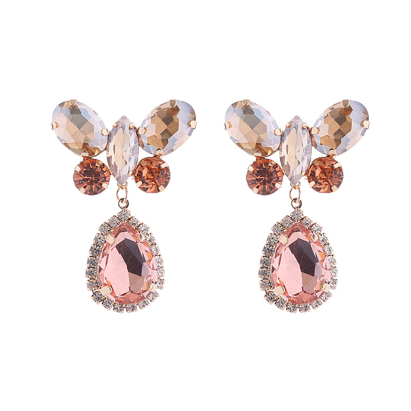 Fashion Jewelry Rhinestone Earrings For Women YWHME-854 