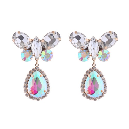 Fashion Jewelry Rhinestone Earrings For Women YWHME-854