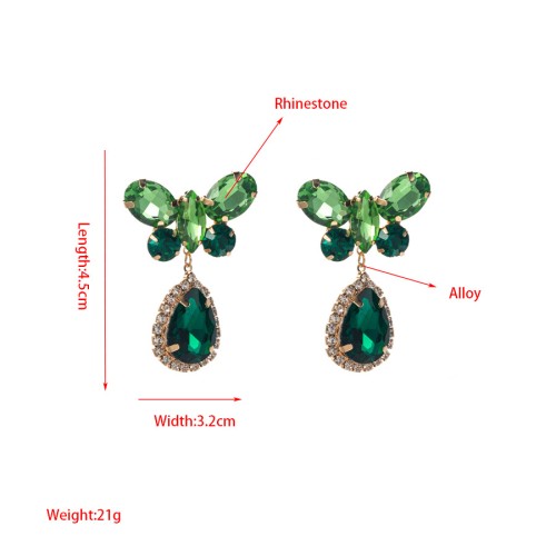 Fashion Jewelry Rhinestone Earrings For Women YWHME-854