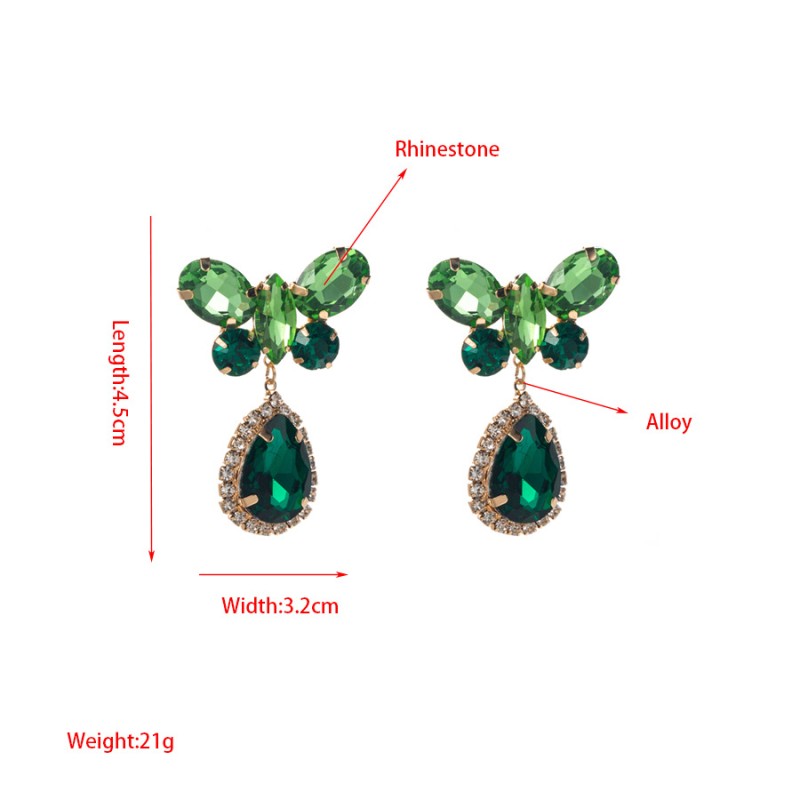 Fashion Jewelry Rhinestone Earrings For Women YWHME-854 