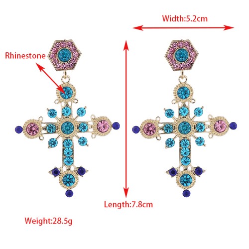 Fashion Jewelry Rhinestone Earrings For Women YWHME-855