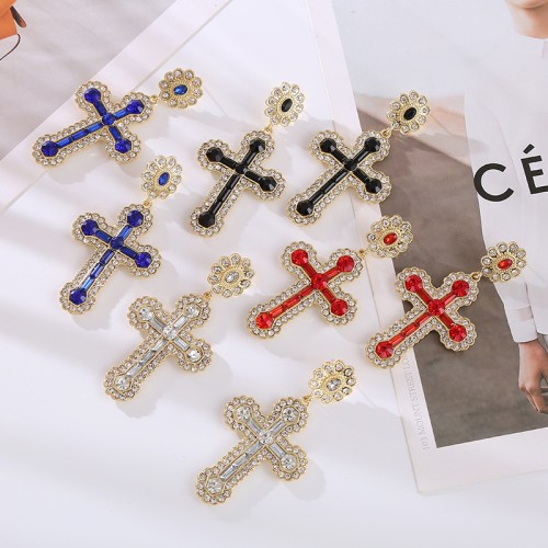 Fashion Jewelry Rhinestone Earrings For Women YWHME-856