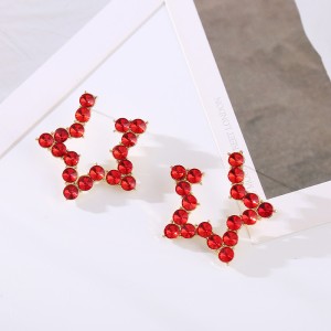 Fashion Jewelry Rhinestone Earrings For Women YWHME-857 