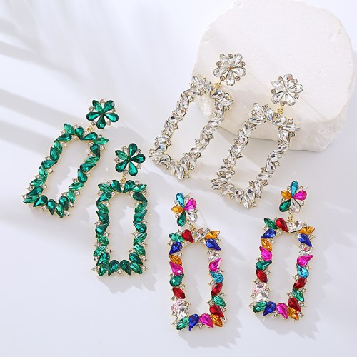 Fashion Jewelry Rhinestone Earrings For Women YWHME-858