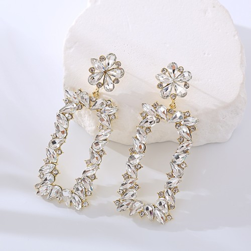 Fashion Jewelry Rhinestone Earrings For Women YWHME-858