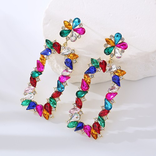 Fashion Jewelry Rhinestone Earrings For Women YWHME-858