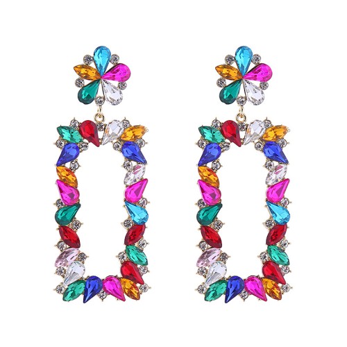 Fashion Jewelry Rhinestone Earrings For Women YWHME-858