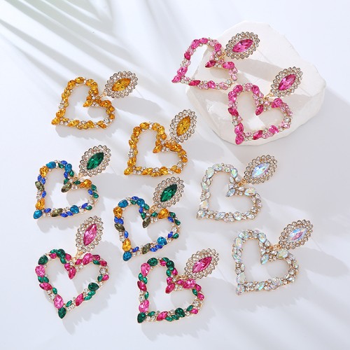 Fashion Jewelry Rhinestone Earrings For Women YWHME-859