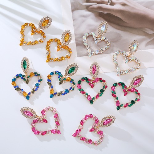 Fashion Jewelry Rhinestone Earrings For Women YWHME-859