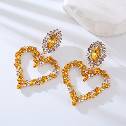 Fashion Jewelry Rhinestone Earrings For Women YWHME-859