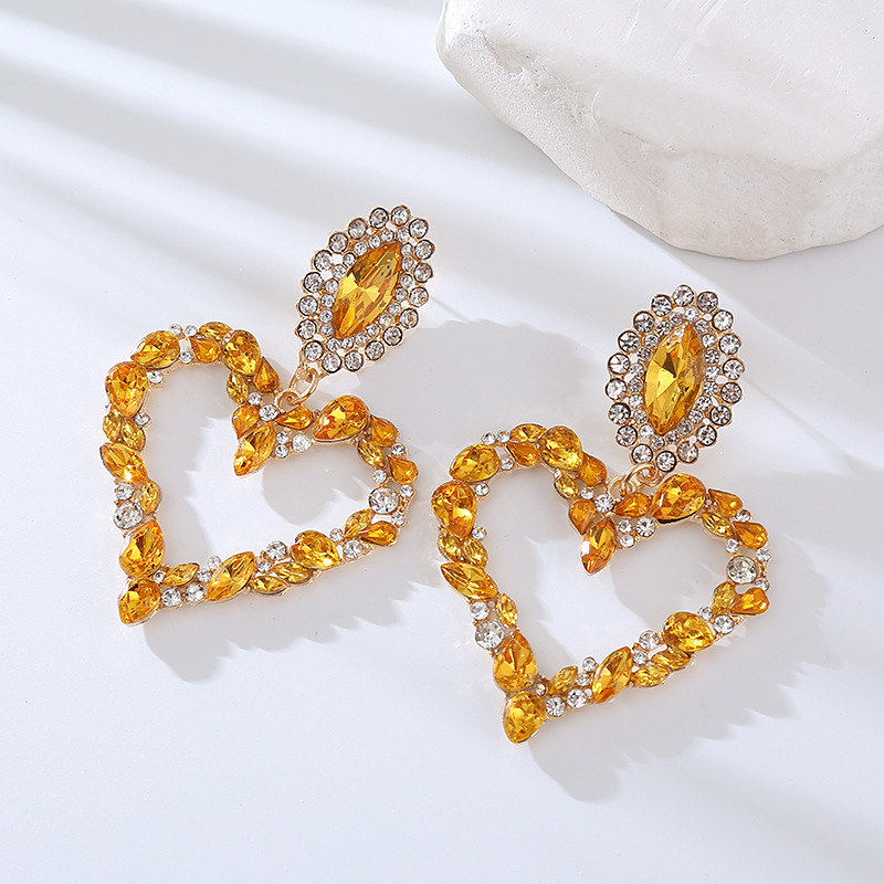 Fashion Jewelry Rhinestone Earrings For Women YWHME-859 