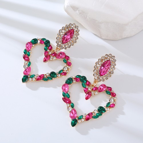 Fashion Jewelry Rhinestone Earrings For Women YWHME-859