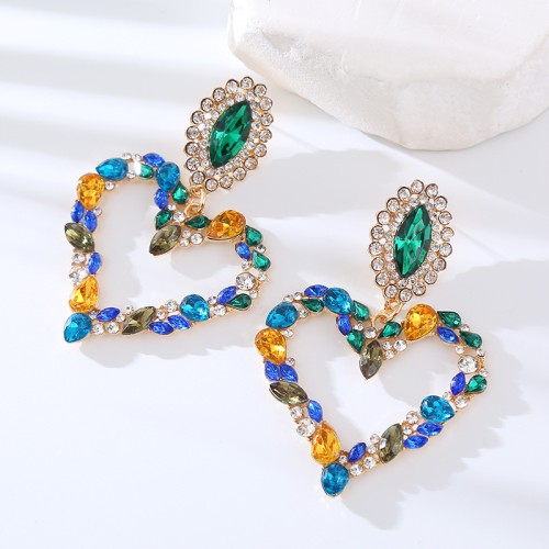 Fashion Jewelry Rhinestone Earrings For Women YWHME-859