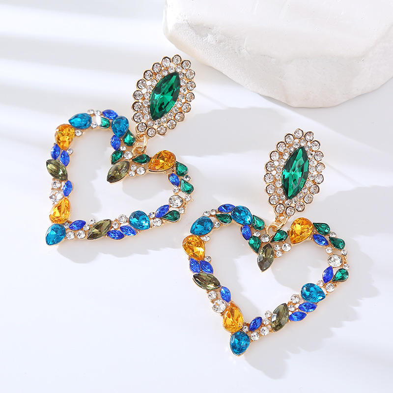 Fashion Jewelry Rhinestone Earrings For Women YWHME-859 