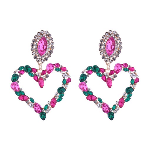 Fashion Jewelry Rhinestone Earrings For Women YWHME-859