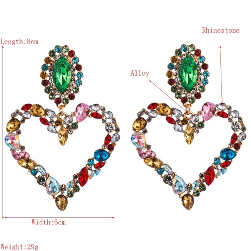 Fashion Jewelry Rhinestone Earrings For Women YWHME-859