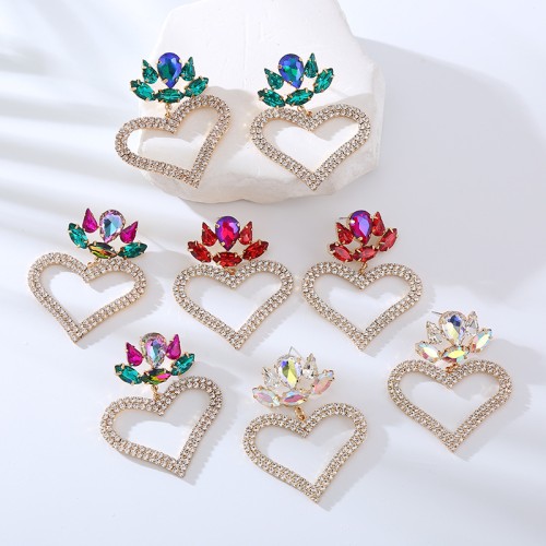 Fashion Jewelry Rhinestone Earrings For Women YWHME-860