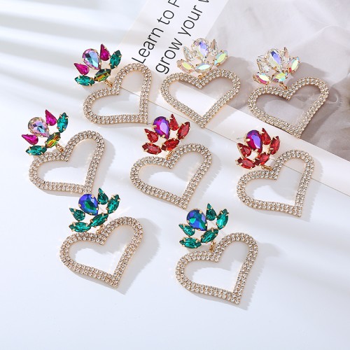 Fashion Jewelry Rhinestone Earrings For Women YWHME-860