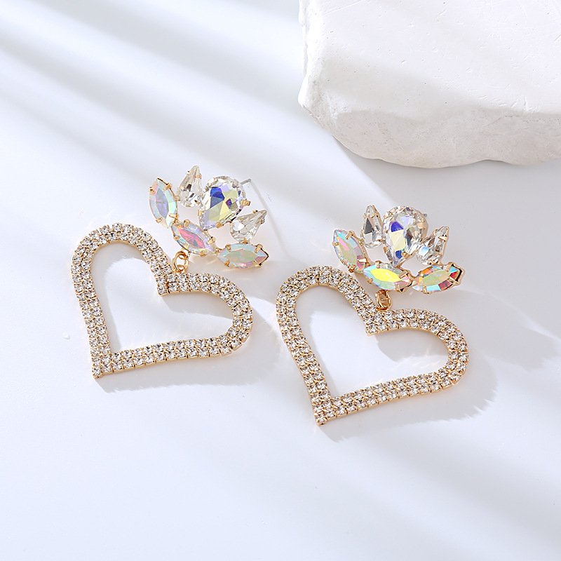 Fashion Jewelry Rhinestone Earrings For Women YWHME-860 