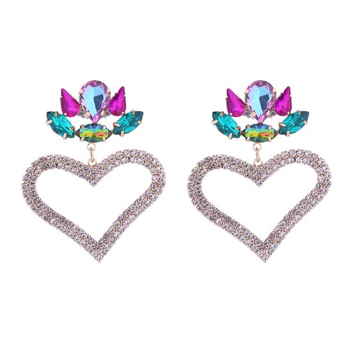 Fashion Jewelry Rhinestone Earrings For Women YWHME-860