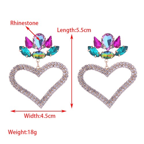 Fashion Jewelry Rhinestone Earrings For Women YWHME-860