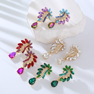 Fashion Jewelry Rhinestone Earrings For Women YWHME-861 