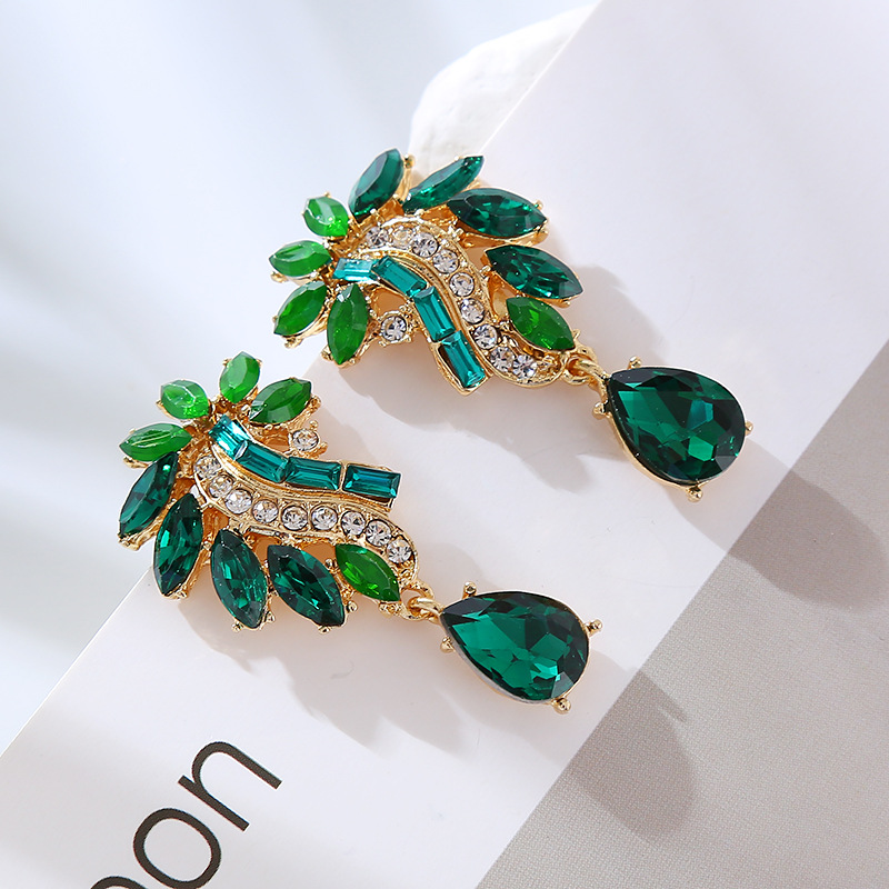 Fashion Jewelry Rhinestone Earrings For Women YWHME-861 