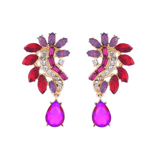 Fashion Jewelry Rhinestone Earrings For Women YWHME-861