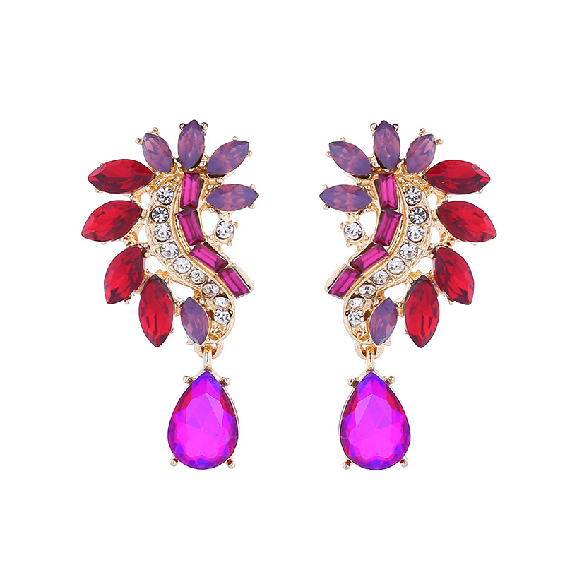 Fashion Jewelry Rhinestone Earrings For Women YWHME-861 