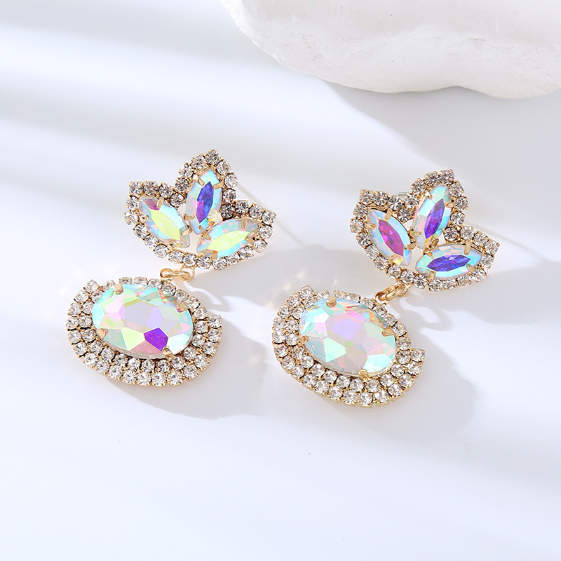 Fashion Jewelry Rhinestone Earrings For Women YWHME-862 