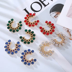 Fashion Jewelry Rhinestone Earrings For Women YWHME-863 